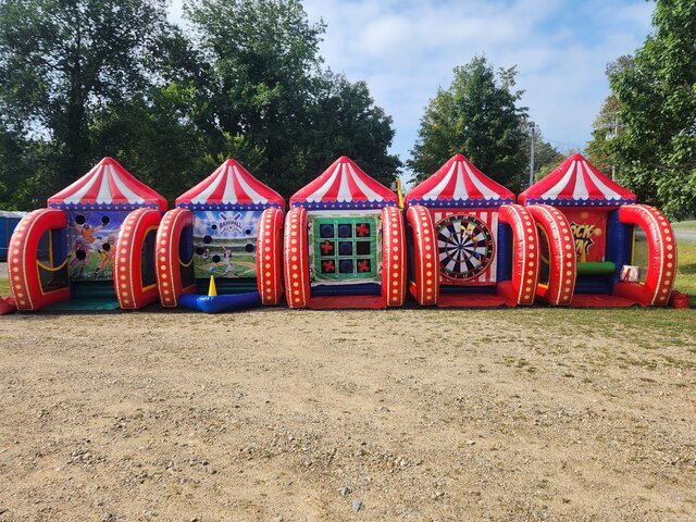 6 Inflatable Carnival Games Deluxe Package