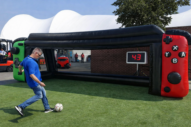 Inflatable Soccer Speed Challenge