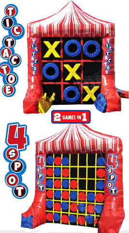 Tic Tac Toe and 4 Spot Inflatable 