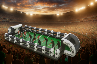 Giant Inflatable Human Foosball 