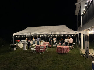 10’ x 30’ White Pop-Up Tent
