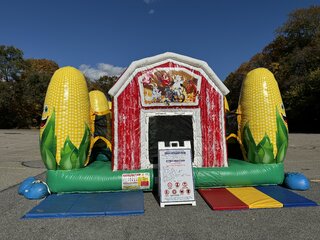Children's Corn Maze Obstacle Course