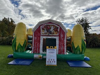 Children's Corn Maze Obstacle Course
