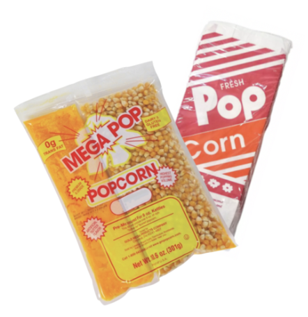 Popcorn Supplies (50 Servings)