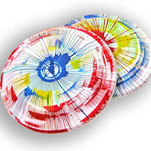 Frisbee Spin Art (2)