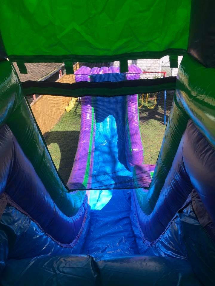 21' Riddlers Wave Water Slide | 2DadsBounceHouses.com Phoenix AZ