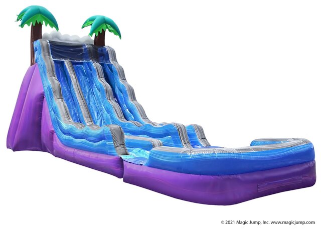 21' Tropical Paradise Dual Lane Slide