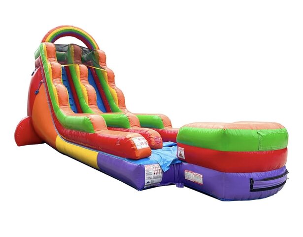 19' Multi Color Water Slide