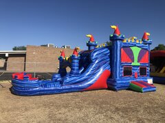 Kingdom Castle Dual Lane Water Slide Combo