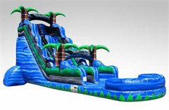 24' Screaming Blue Crush Water Slide