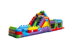 47’ Mega Blocks Obstacle Course 