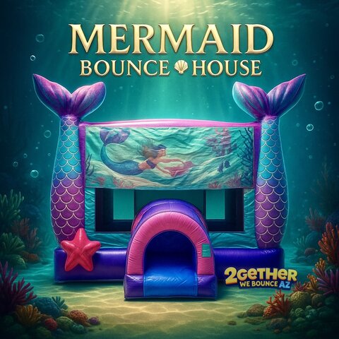 Mermaid Bounce House (Wet/Dry)