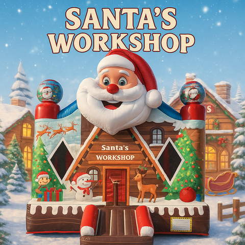 Santa's Workshop Bounce House