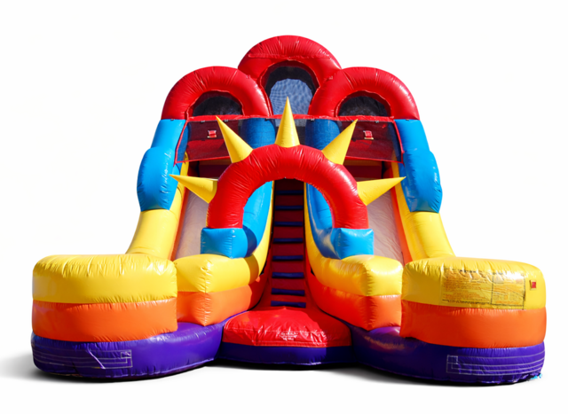 16ft Under The Sun Double Lane Slide