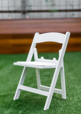 Kids White Resin Chairs