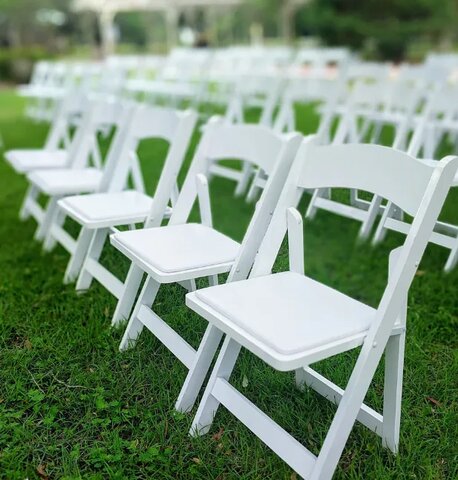 White Resin Chairs