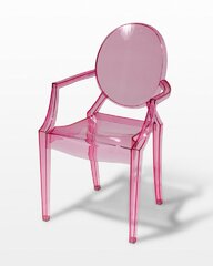 Kids Pink Ghost Chairs (Set of 12)