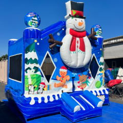 Frosty Snow Man Bounce House