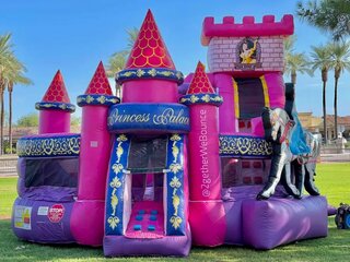 Princess Palace Bounce + Slide