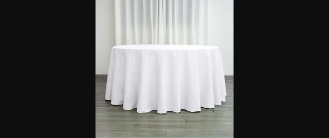  120’ round linen