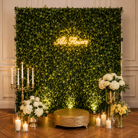 Greenery & Floral Wall (8x8)