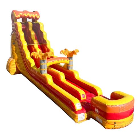 *22' Tropical Lava Wave Marble-water-slide-rental