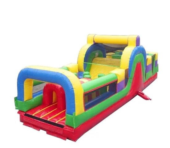 *30' Retro Inflatable Obstacle Course