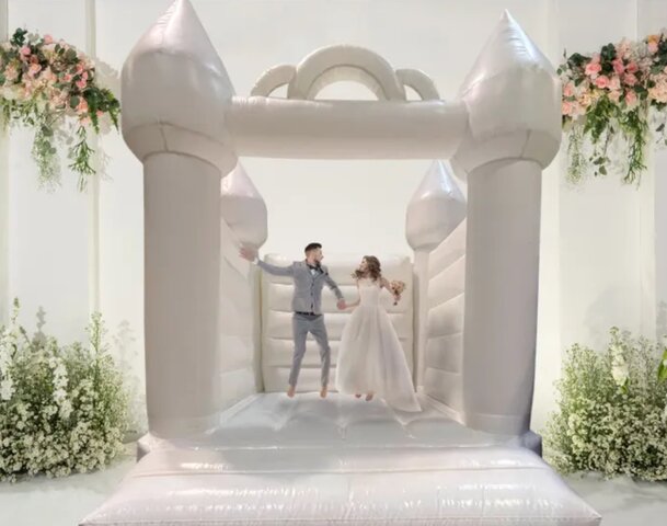 Wedding White Bounce House