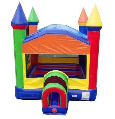 Rainbow Castle Bounce House
