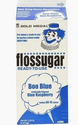 Cotton Candy Floss Sugar - Blue Raspberry