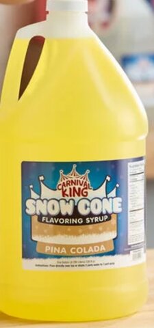 Snow Cone Syrup - Pina Colada
