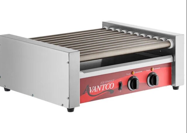 *Hot Dog Roller Grill