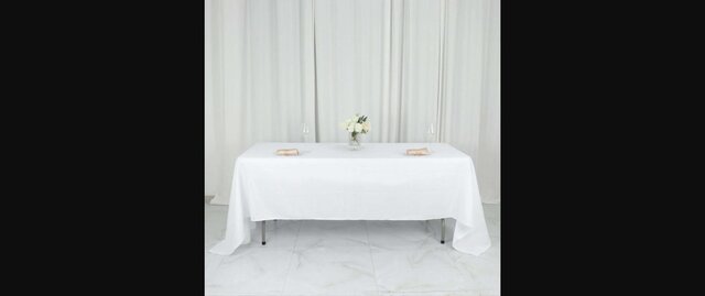 90x156 Banquet Polyester Tablecloth