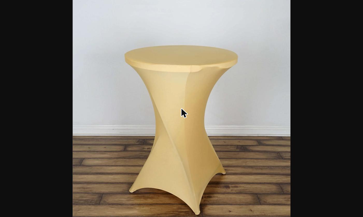 Cocktail Table Cover - Champagne