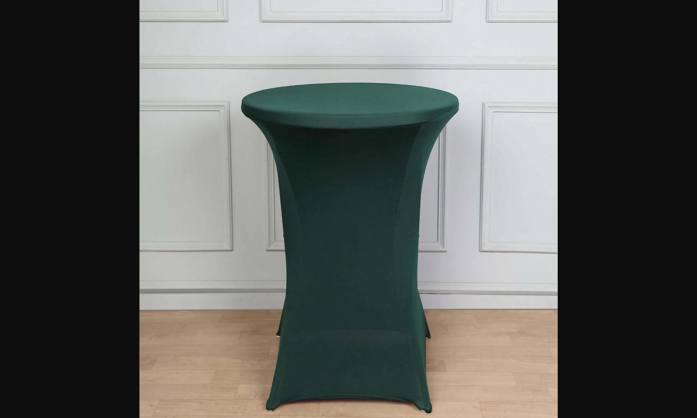 Cocktail Table Cover - Hunter Green