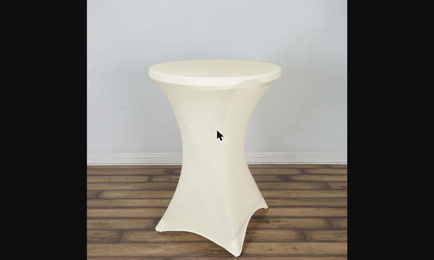 Cocktail Table Cover - Ivory