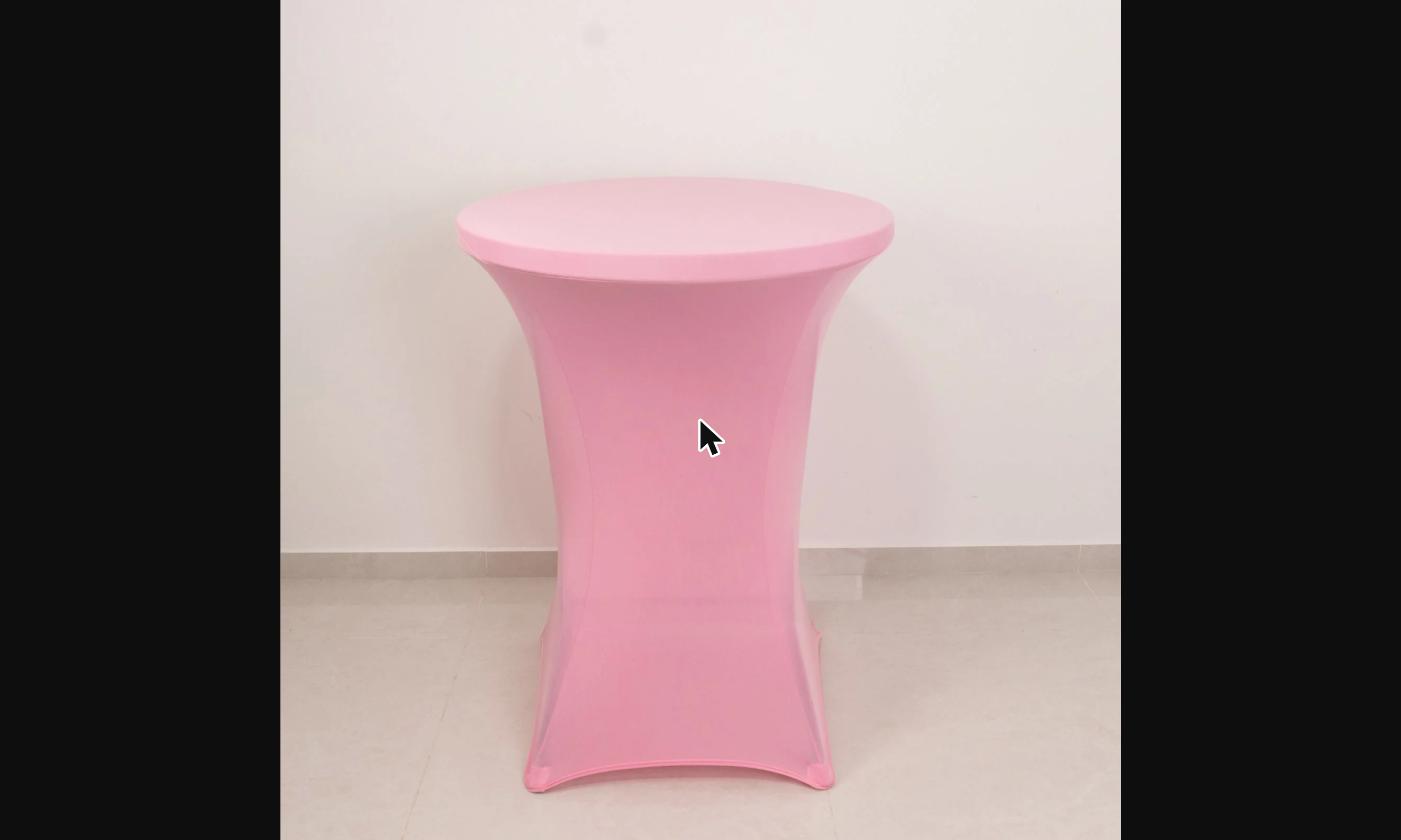 Cocktail Table Cover - Pink