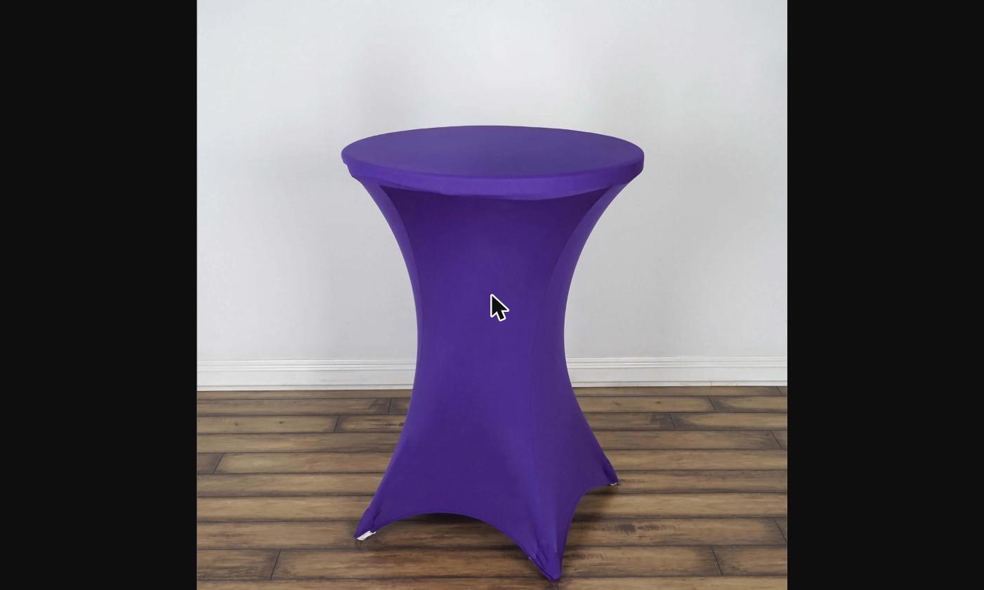 Cocktail Table Cover - Purple