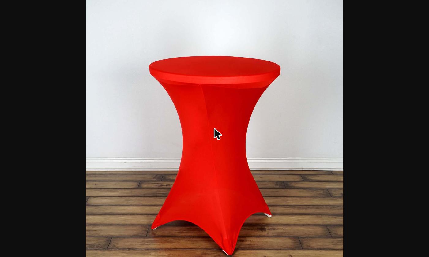Cocktail Table Cover - Red