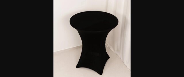 Cocktail Table Cover - Black