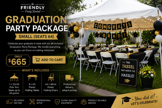 Graduation Party Package — Small (Seats 64) — Syracuse, NY