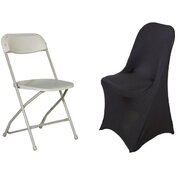 Chair Cover / Spandex - black