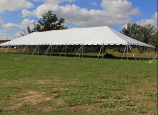 40 x 100 Pole Tent Rental — Syracuse, NY