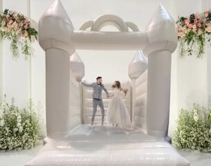 Wedding White Bounce House Rental — Syracuse, NY