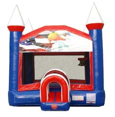 Patriotic Red, White and Blue Bounce House Rental — Syracuse, NY