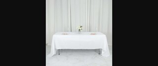 54x120 Banquet Polyester Tablecloth Rentals — Syracuse, NY
