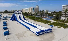 50' 4 Lane Waterslide