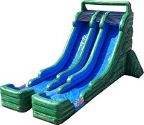 24' Double Lane Water Slide