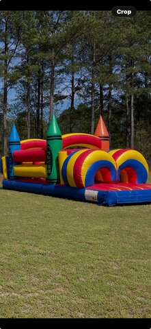 Crayon Obstacle Course 