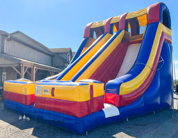 Double Lane Inflatable Slide Rental in Central PA and Northern MD